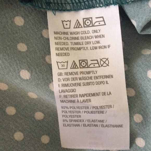 SUSAN GRAVER NWOT -Liquid knit Sz 4 Polkadot Top - Picture 6 of 7